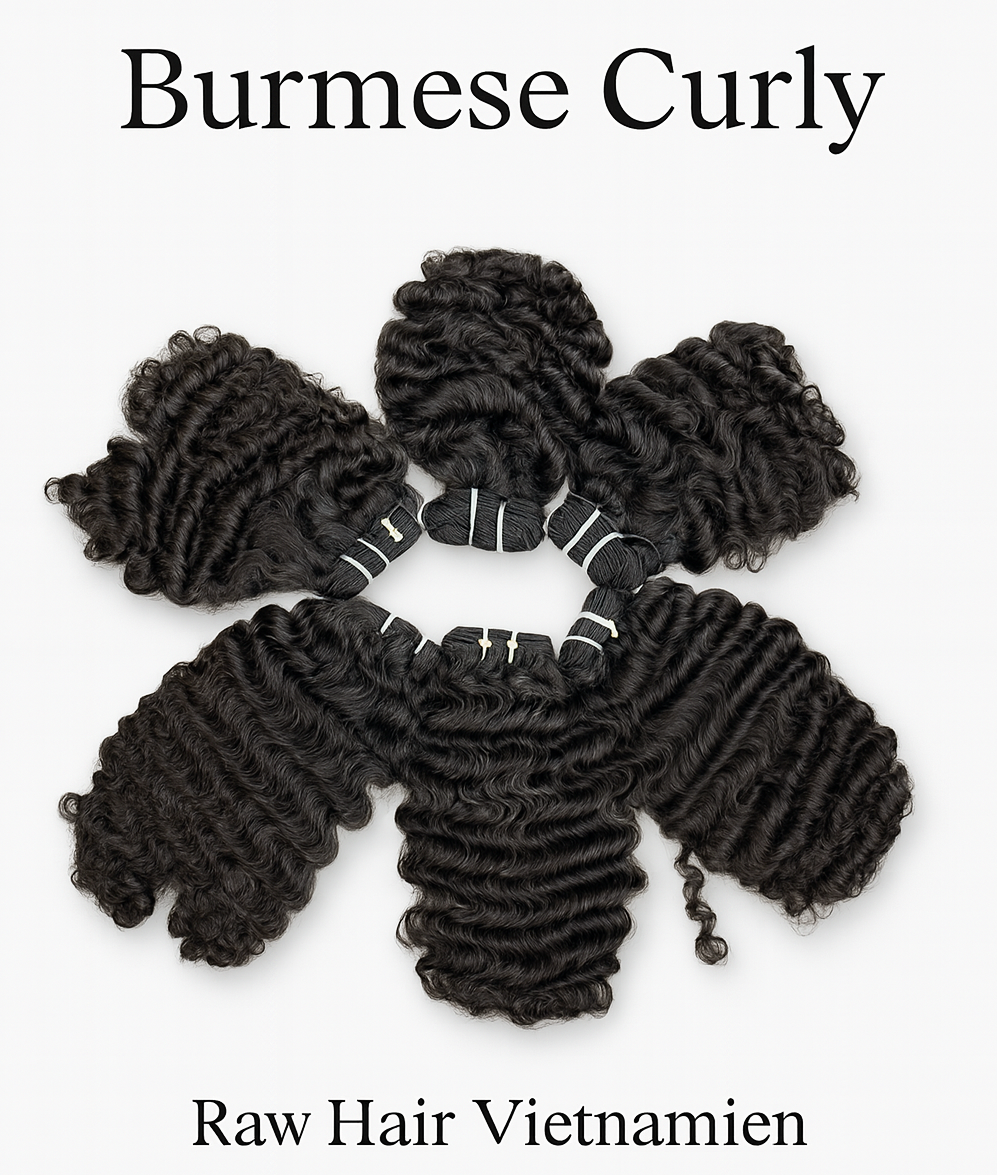 BUNDLE VIETNAMESE RAW -  BURMESE CURLY